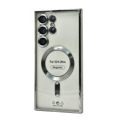 Electroplated Magsafe TPU Case for Samsung Galaxy S24 Ultra (silver)