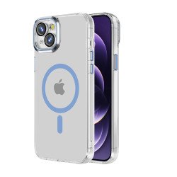 Clear Shield Magsafe TPU Case for iPhone 16 Plus (blue)