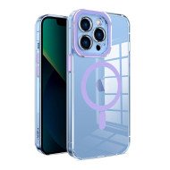 Clear Shield Magsafe TPU Case for iPhone 16 Pro Max (purple)