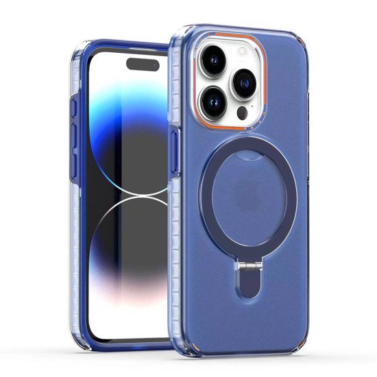 Kickstand Magsafe Hybrid Case for iPhone 14 Pro (blue) Kickstand Magsafe Hybrid Case for iPhone 14 Pro (blue)