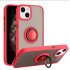 TPU Case w/ Ring for iPhone 16 Plus (red)