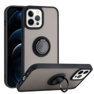 TPU Case w/ Magnetic Ring for iPhone 16 Pro Max (black)