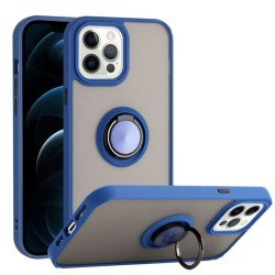 TPU Case w/ Magnetic Ring for iPhone 16 Pro (blue)