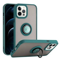 TPU Case w/ Magnetic Ring for iPhone 16 Pro Max (green)