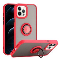 TPU Case w/ Magnetic Ring for iPhone 16 Pro Max (red)