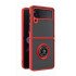TPU Case w/ Magnetic Ring for Samsung Z Flip 6 (red)