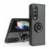 TPU Case w/ Magnetic Ring for Samsung Z Fold 6 (black)