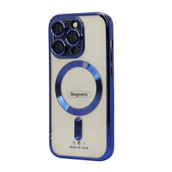 Electroplated Magsafe TPU Case for iPhone 16 Pro Max (blue)