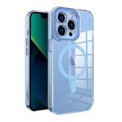 Clear Shield Magsafe TPU Case for iPhone 12 Pro Max (blue)