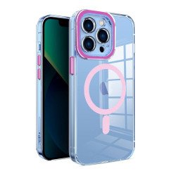 Clear Shield Magsafe TPU Case for iPhone 12 Pro Max (pink)