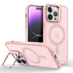KickStand Magsafe TPU Case for iPhone 14 (pink)